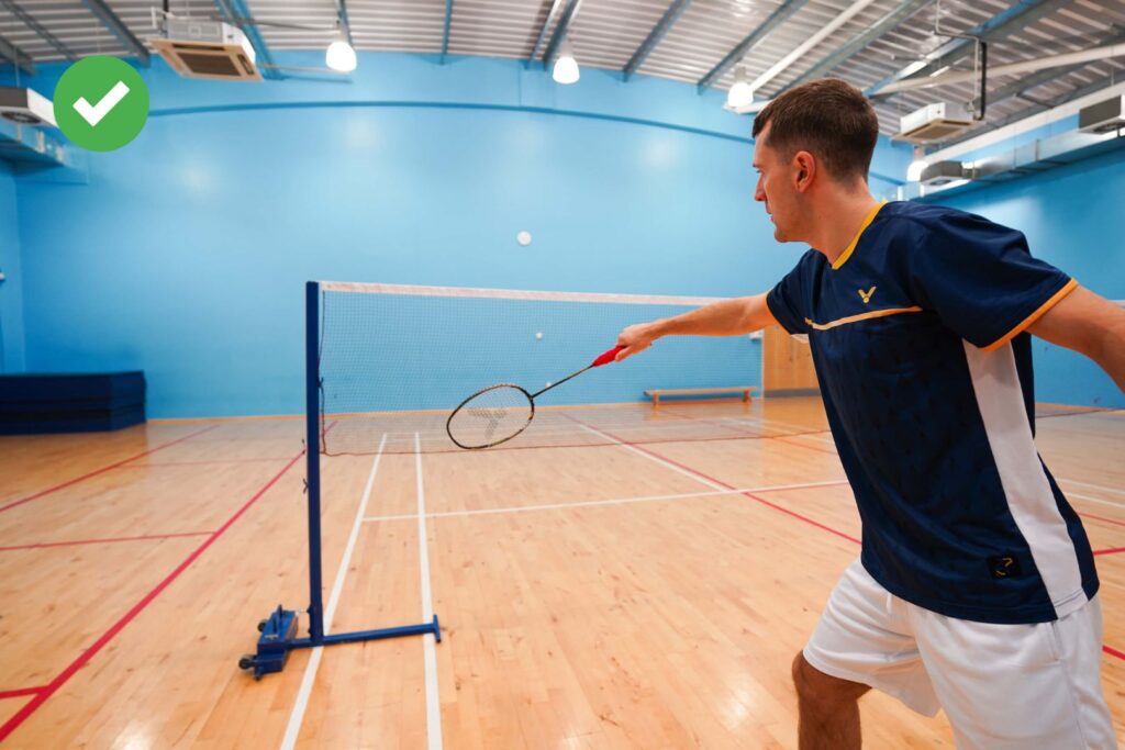 badminton backhand lift technique
