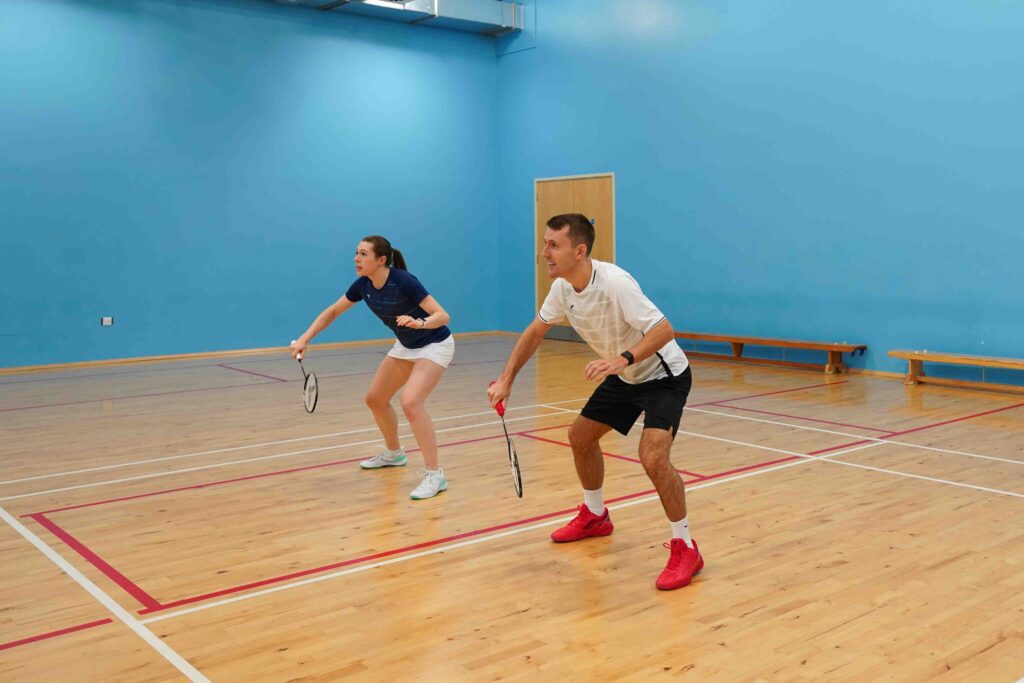 defensive positioning as a mixed doubles pair