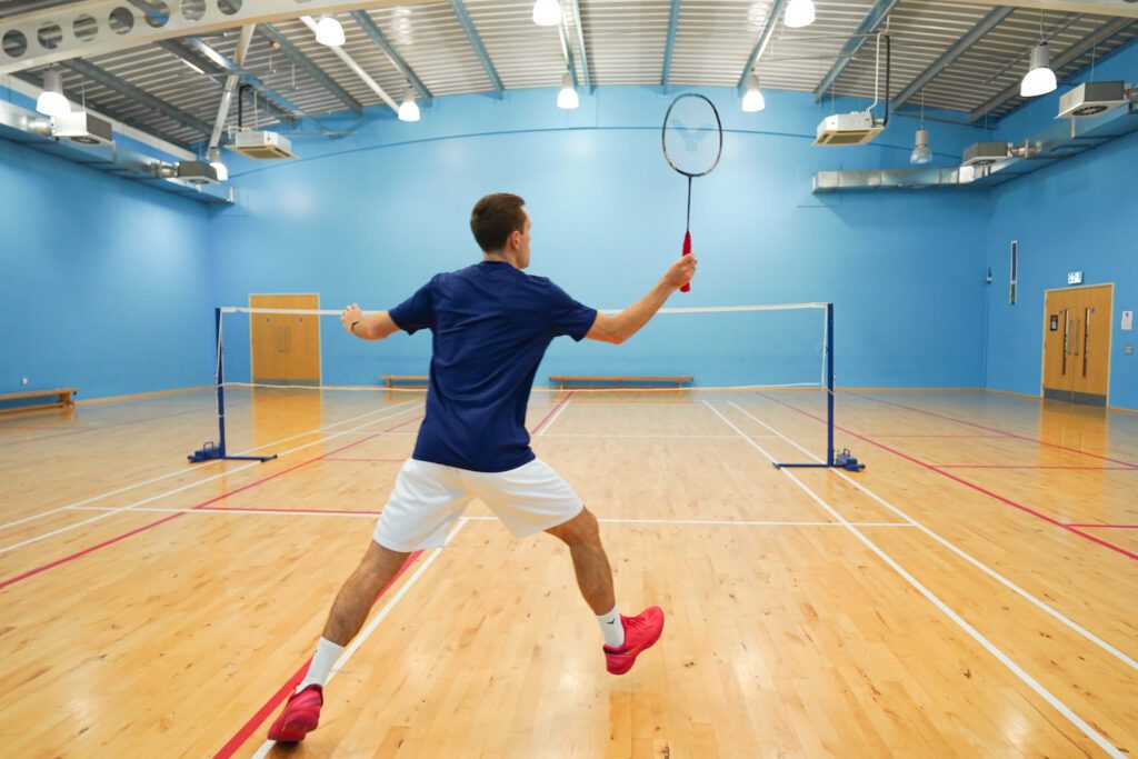 forehand drive in badminton