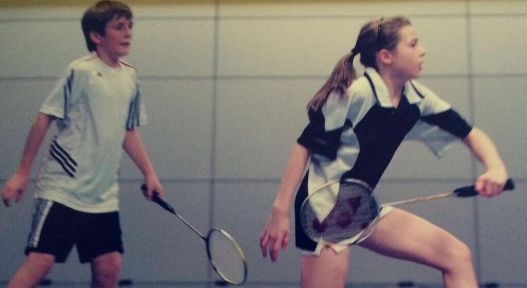 Young Greg and Jenny